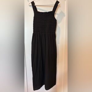 Everlane The Gauze Smock Dress black, size small